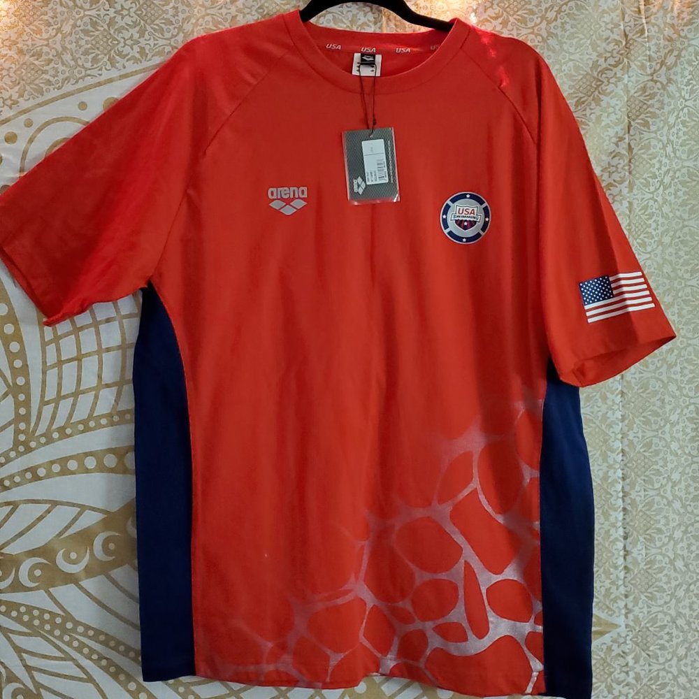 <<SOLD>>  Arena USA Team Swimming Short Sleeve